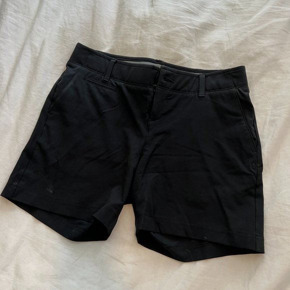 Under Armour Black Golf Athletic Shorts - Picture 1 of 3